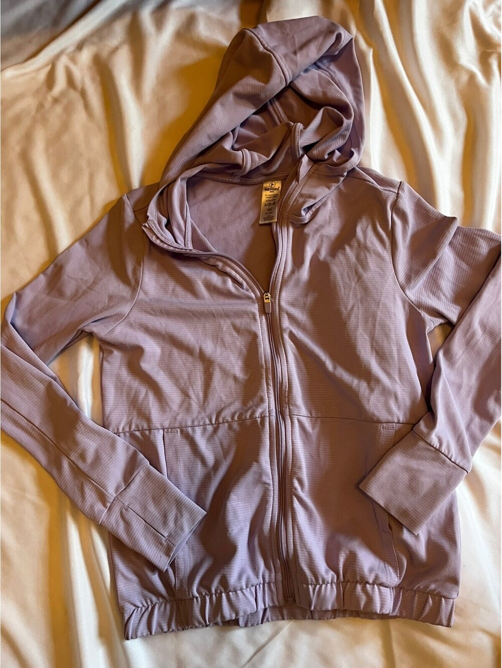 90 Degree lavender zip hoodie girls